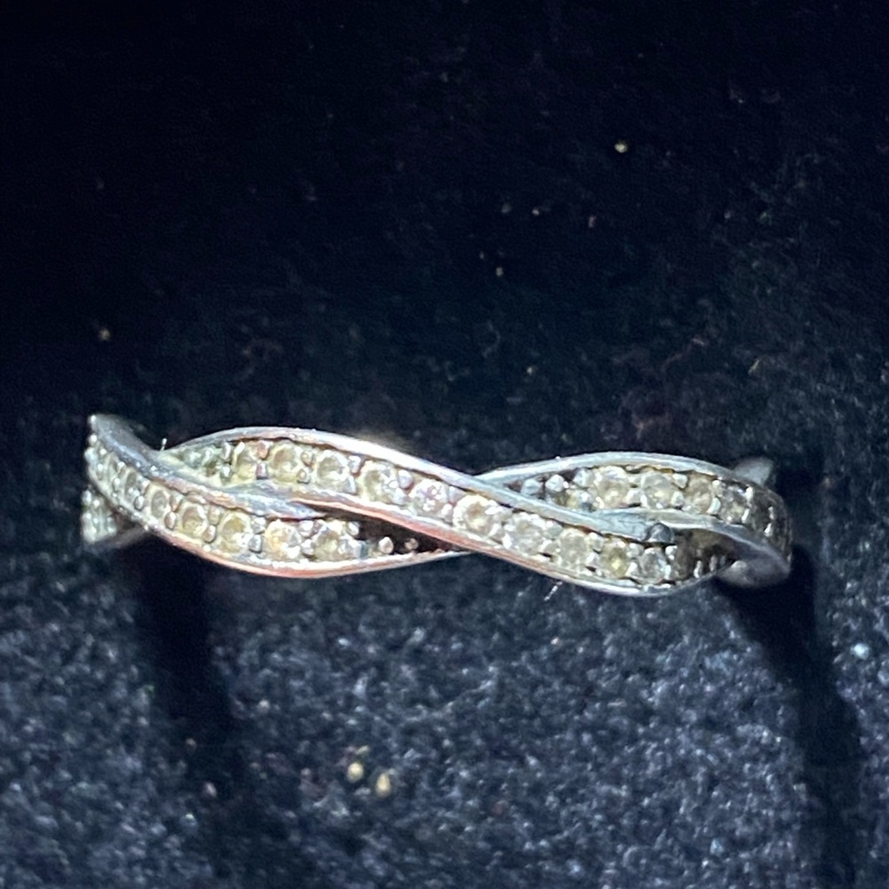 Sterling Silver Twisted, Infinity Stackable Ring,… - image 4